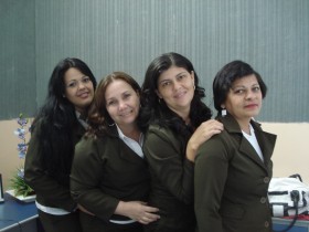 Assessoras;Michele, Eliane, Niedja e Rivanilda